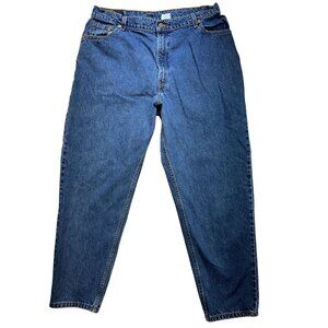 Levis 550 Womens Tapered Jeans Size 18 Blue Denim Medium Wash Relaxed Pockets